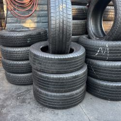 225/65R17 MICHELIN A SET OF FOUR USED TIRES