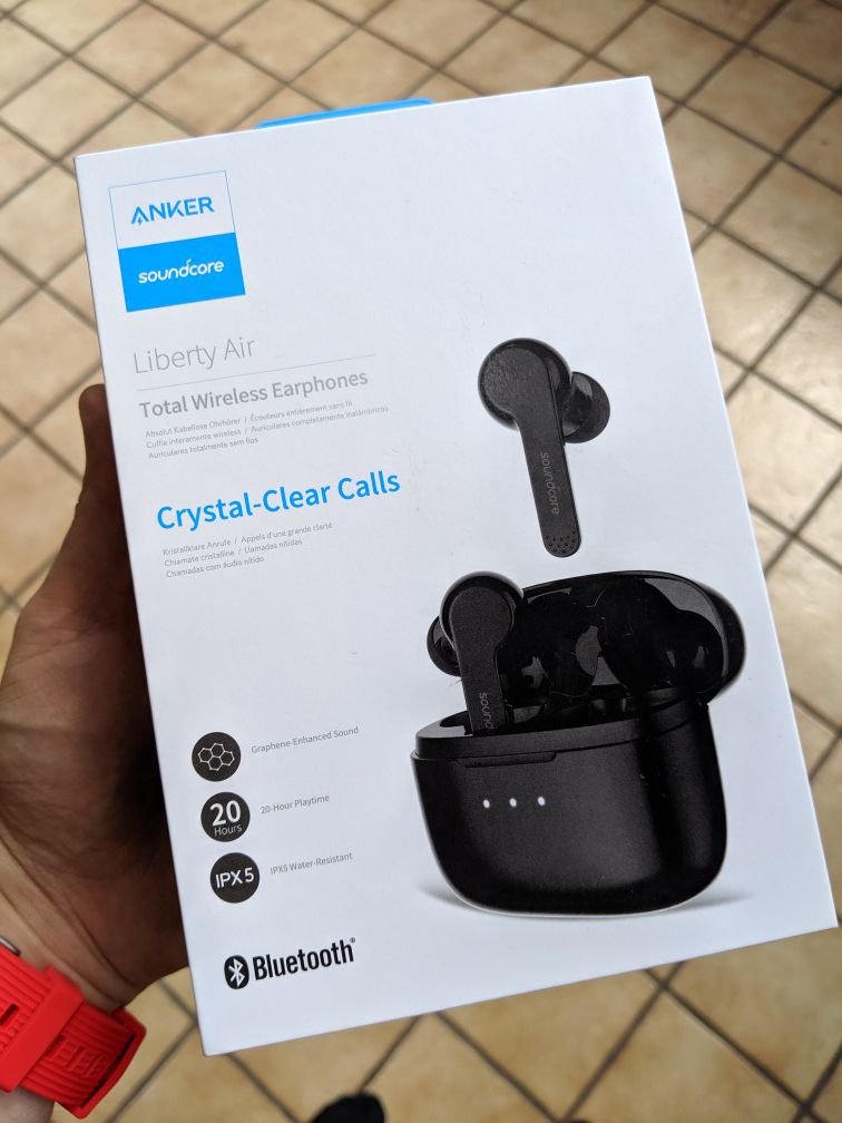 Soundcore Anker Liberty Air True-Wireless Earbuds, Bluetooth 5, 20 Hour Battery Life