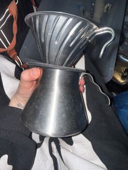 Steel V60 Pourover Coffee Maker