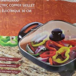 Electric Copper Skillet (New)