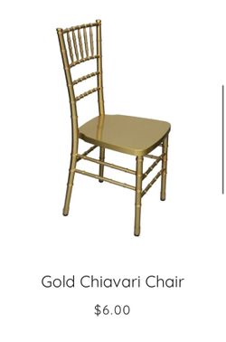 Gold Chiavari Chair