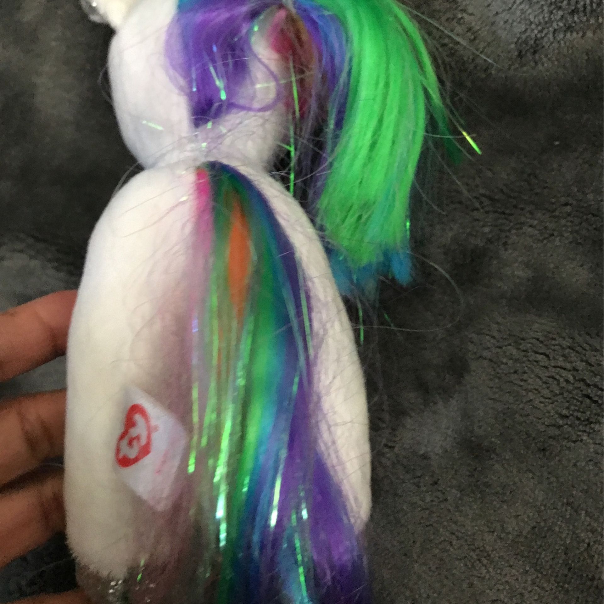 6” TY pony stuffed animal