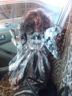 Scary Halloween doll