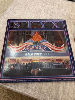 STYX Paradise Theatre Vinyl LP US 1981 Gatefold SP-3719 Laser Etched Side 2 VG+