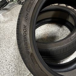 Hankook Evo 3 Ventus s1 tires for Tesla model 3. 235/40/r19