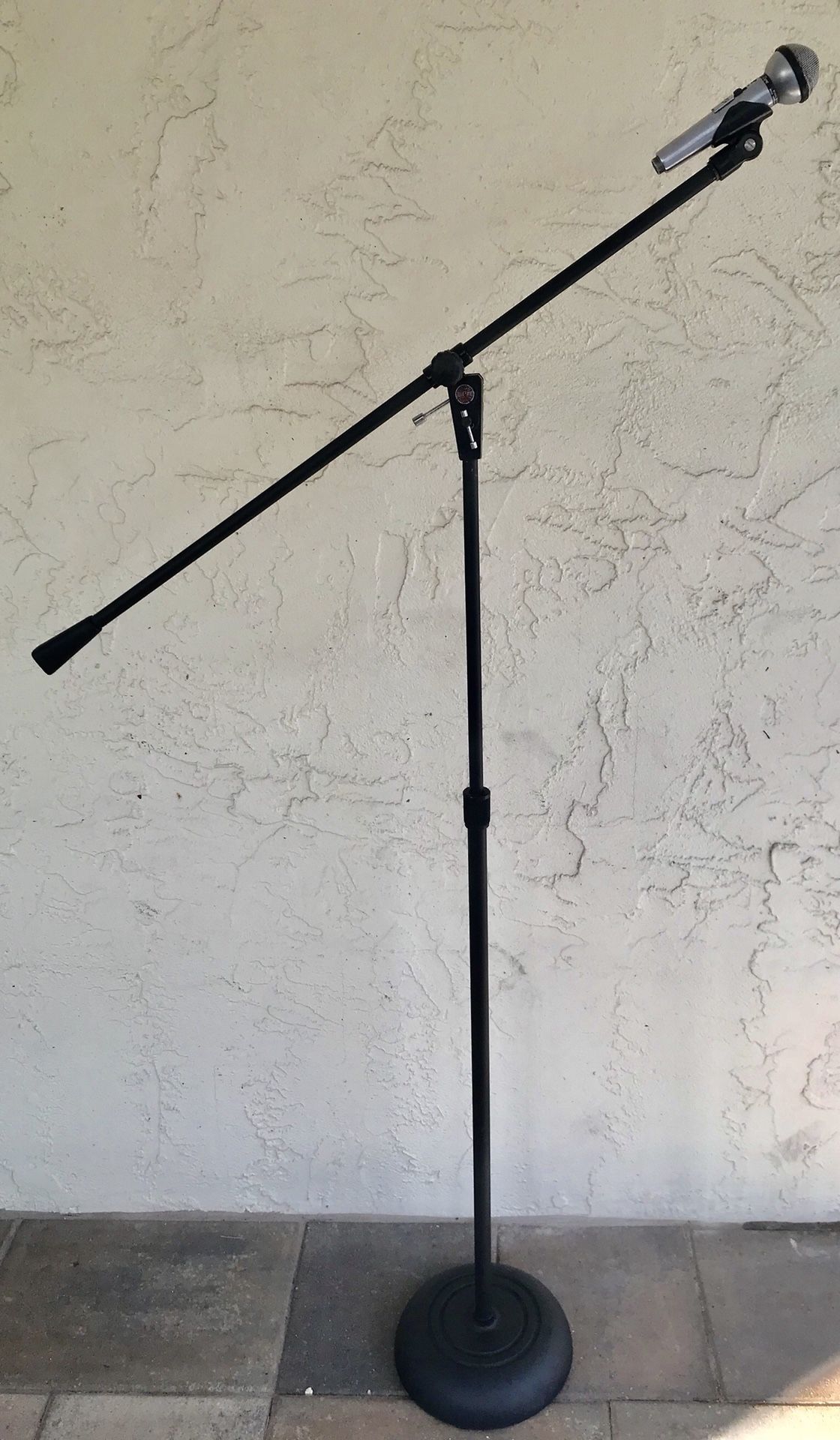 Vintage Atlas Sound Microphone Stand and Microphone