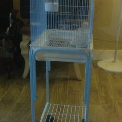 Bird Gym And Bird Cage/Jaula With Toys 