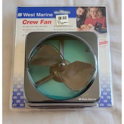 West Marine Compact Portable Crew Cabin Fan - Black, New