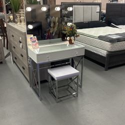 Makeup Vanity & Chair $349