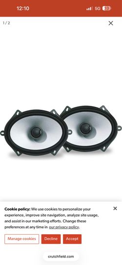 Polk Audio 2-Way Car Speakers 5” x 7”