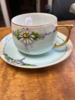 Vintage tea cup, and saucer set