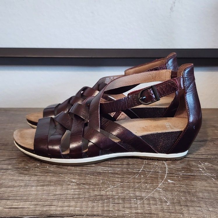 Dansko Vivian Strappy Gladiator Wedge Sandals Shoes Size 39 (8.5-9)