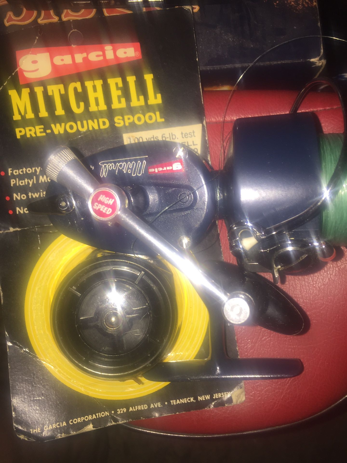 Mitchell 400 fishing reel with case and extra spool