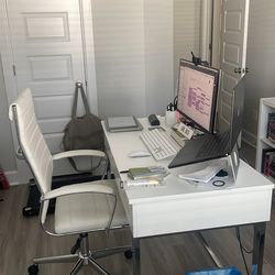 Standing Desk with Chair Included