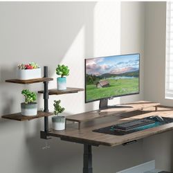 3 Tier Clamp-On Desk Shelf 🖥✨