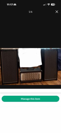 Vintage Audio System for Sale – Altec Lansing Speakers + Amplifier