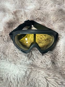 Adjustable Motorcycle Goggles (Yellow lens)