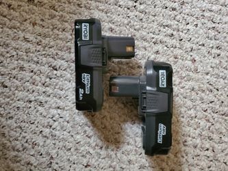 Ryobi 18V Battries (×2)