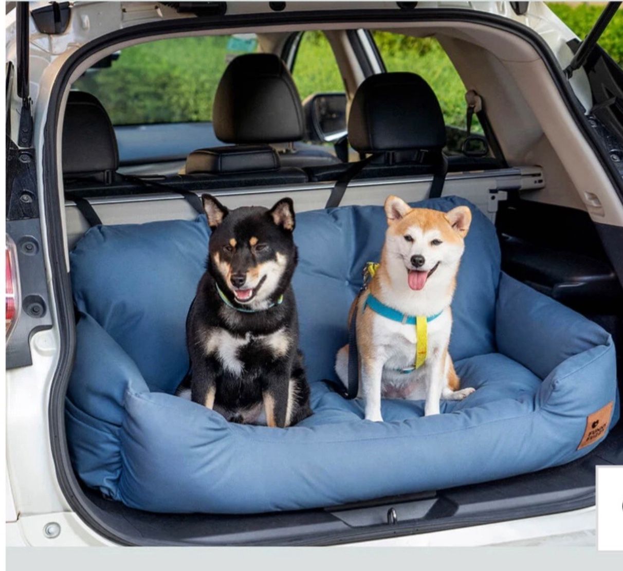 Travel Bolster Safety Medium Large Dog Car Back Seat Beds with 1 Adjustable Cool Dog Accessories car seat belt-brand New