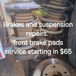 Brakes, Suspension, Parts ,labor 