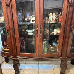 Lighted Curio / China Cabinet – Solid Wood