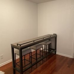 4-piece High Top Bar Table 