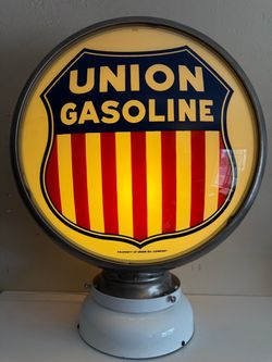 Vintage style Union Gasoline Glass Globe Gas Pump Light Lamp – Union Oil Co.