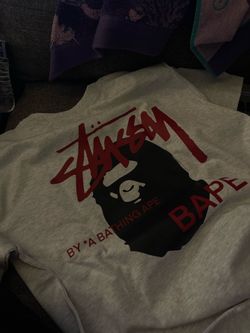 Bape X Stussy collab T-shirt