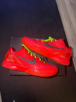 Kobe 6 Reverse Grinch size 11.5 worn excellent