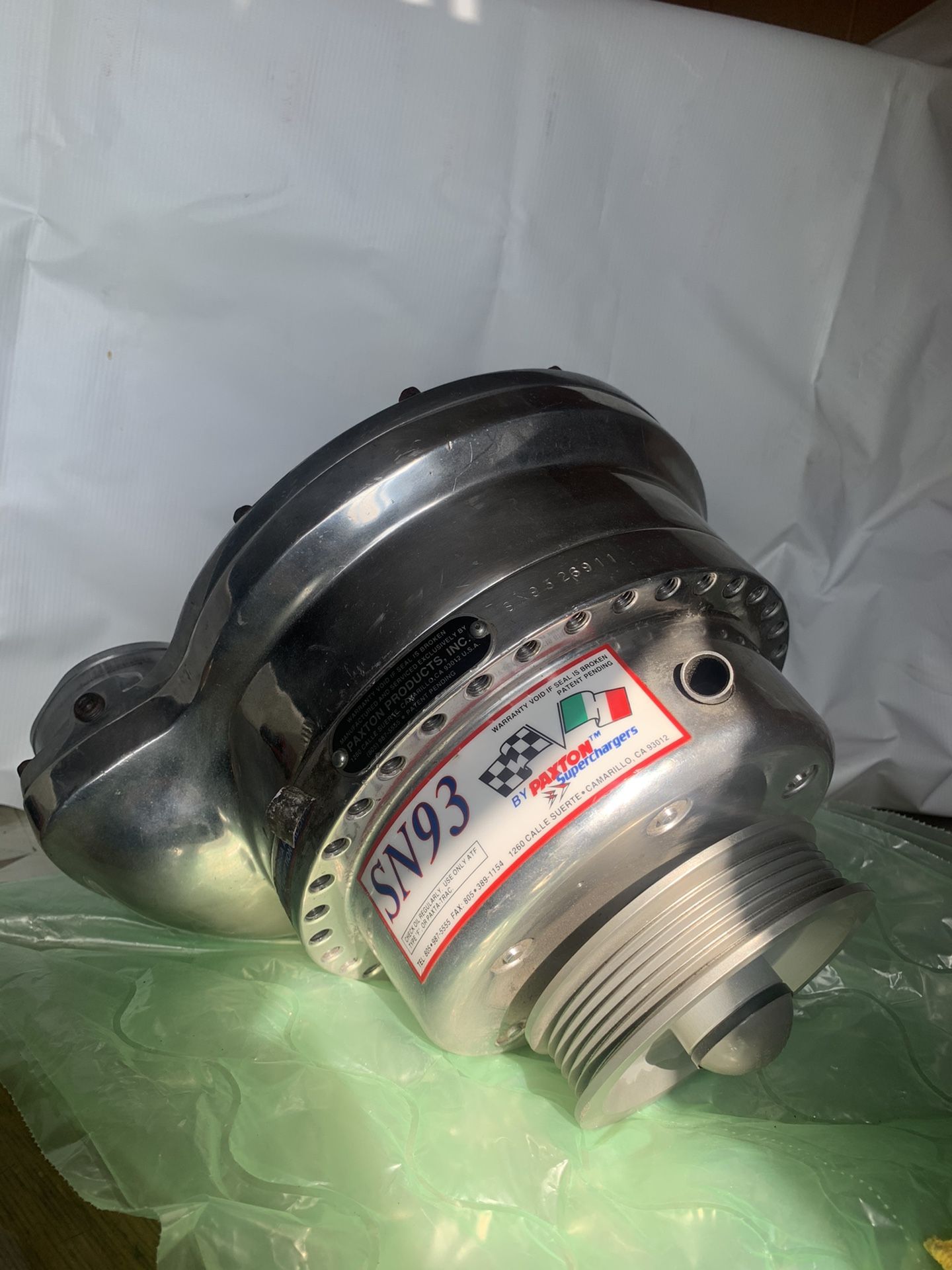 Paxton SN93 supercharger