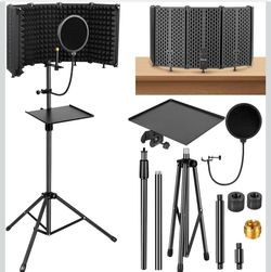 Microphone Stand With Isolation Shield
Recording Studio Equipment