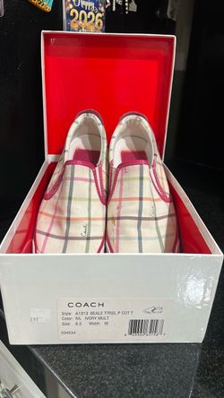 Coach Beale Slip-On Sneakers Size 6.5