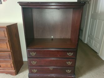 Cherrywood Entertainment Center/Dresser Combo