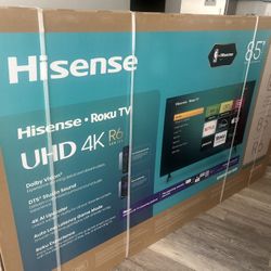 BRAND NEW  85 Inch Hisense Tv 