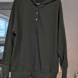 Women's Sweater XL Dark Green
