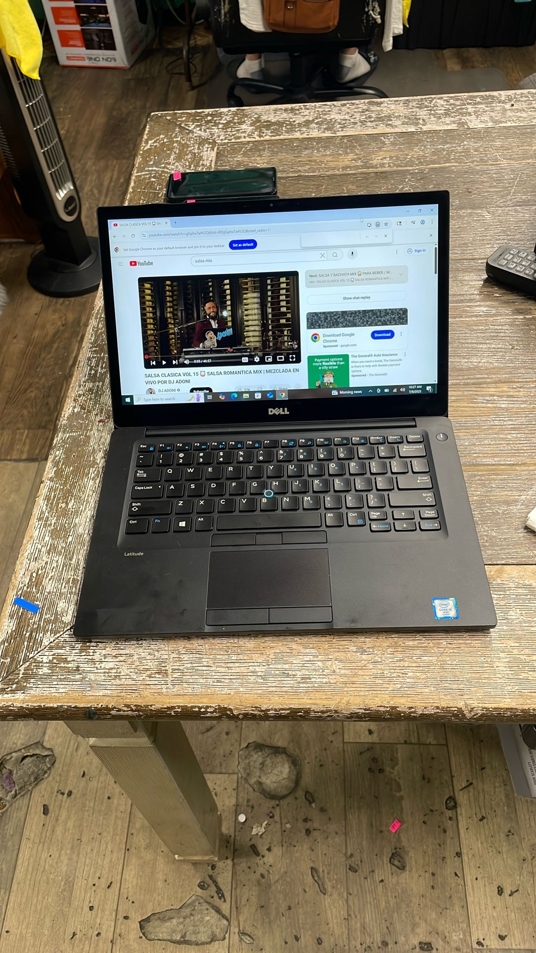 Dell Laptop Touch Screen , Win 10 , 8gb i5 250gb $145