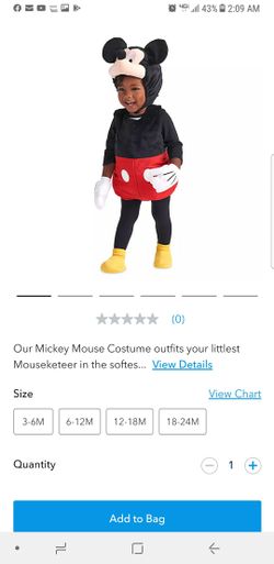 Disney Mickey Mouse Costume for Baby