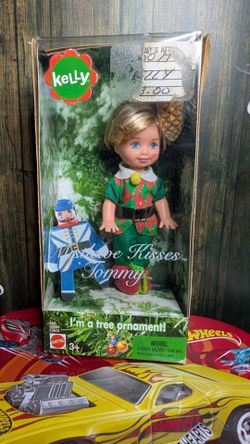 Kelly Club Barbie Christmas Xmas Mistletoe Kisses Tommy Ornament 4" Doll Mattel