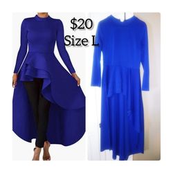 Cobalt High Low Top