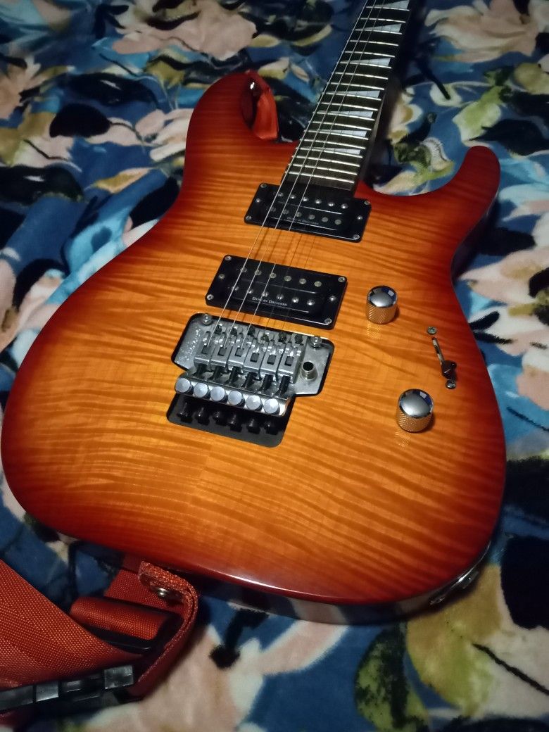 Jackson DX10 Dinky MIJ X Series Flame Top