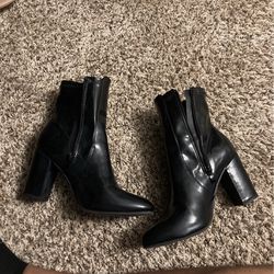 Black Women’s Boots W Heel