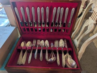 Grosvenor - Oneida vintage stainless flatware 83 pcs