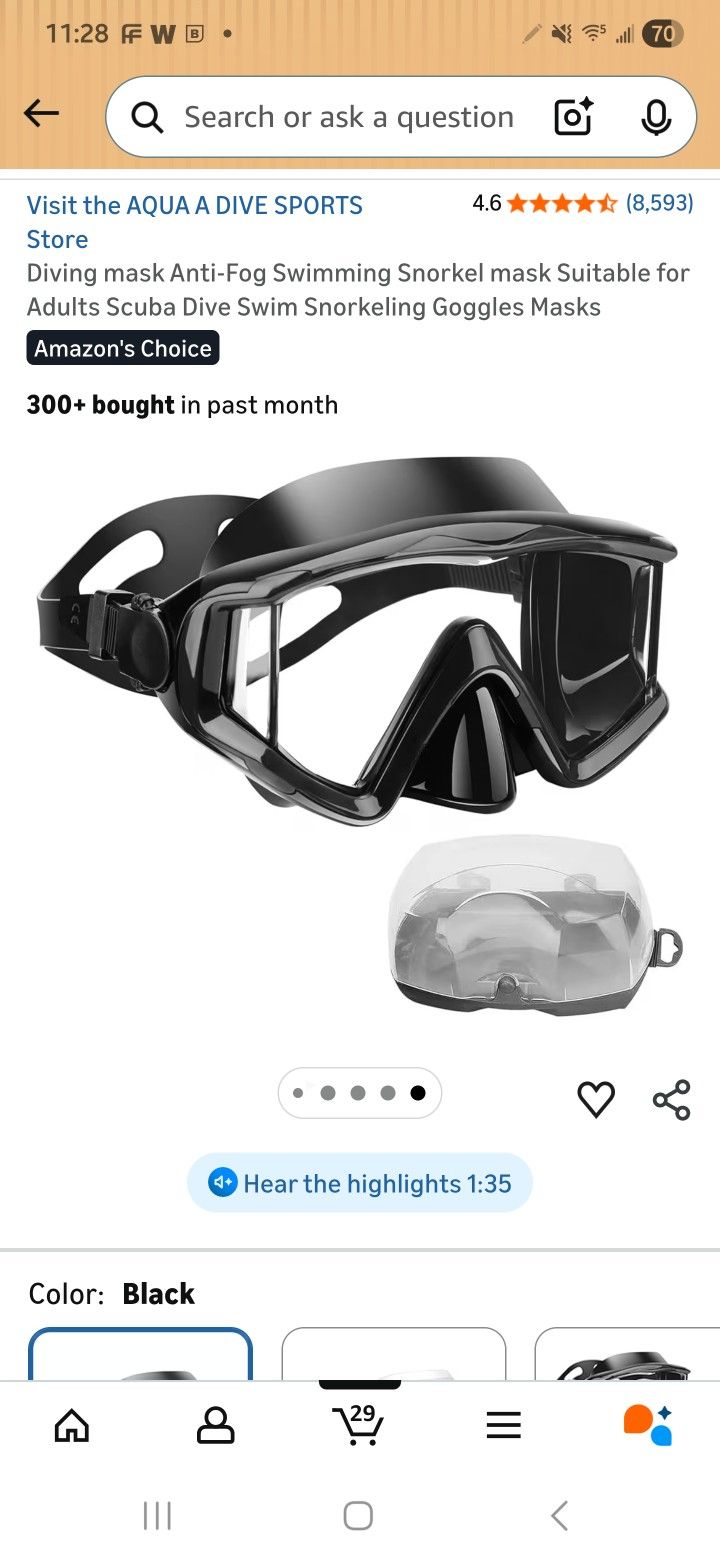 Swimming Goggles/anti Fog