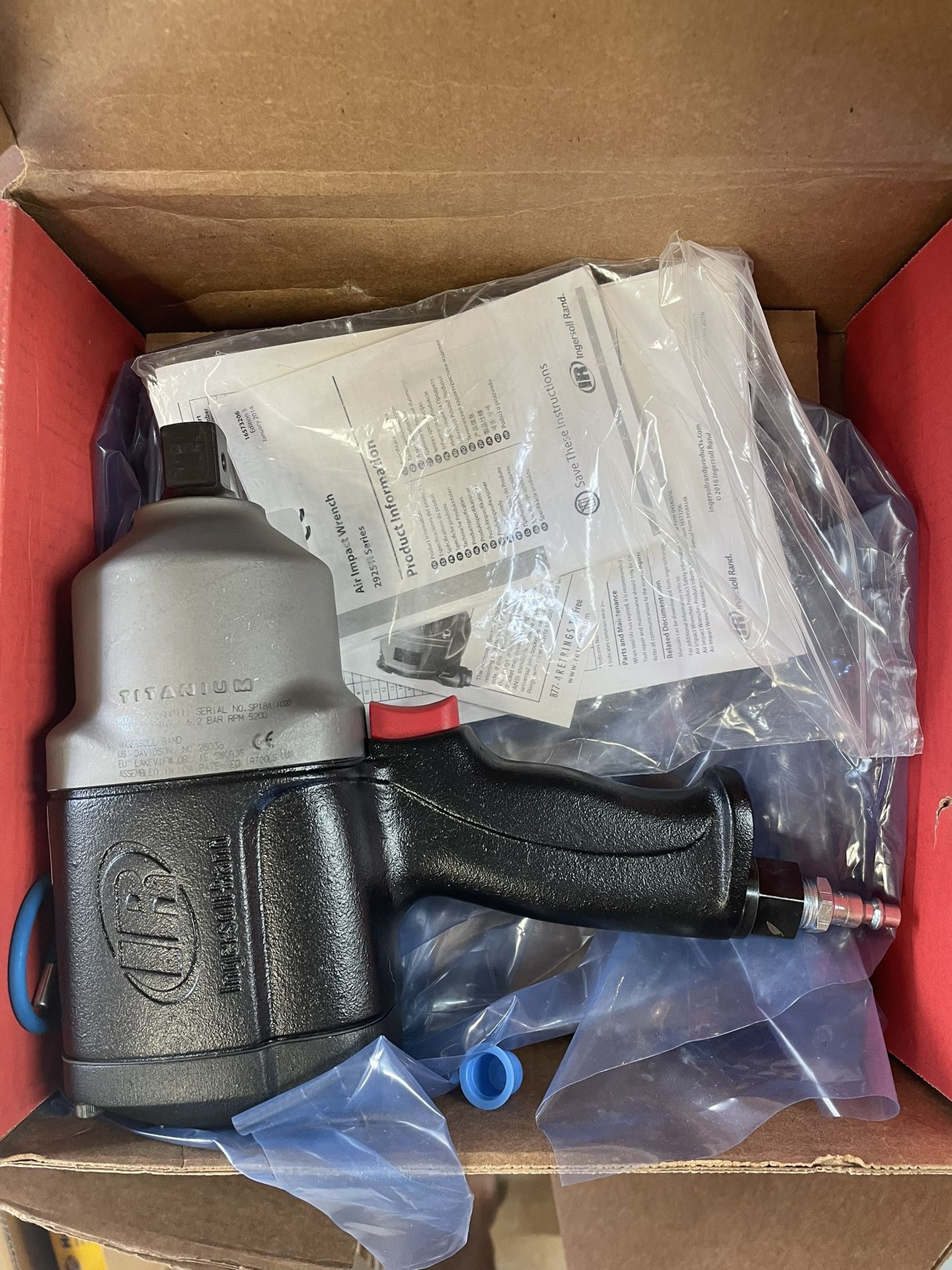 Ingersoll Rand 3/4 Impact Wrench 2925RBP1TI