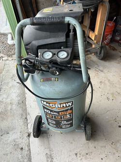 20 Gal Air Compressor - McGraw 135 PSI
