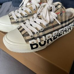 Burberry Plaid Sneakers