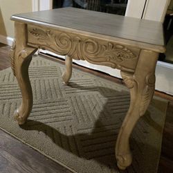 Charming Wooden End Table