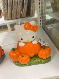 Pumpkin Hello Kitty ceramic