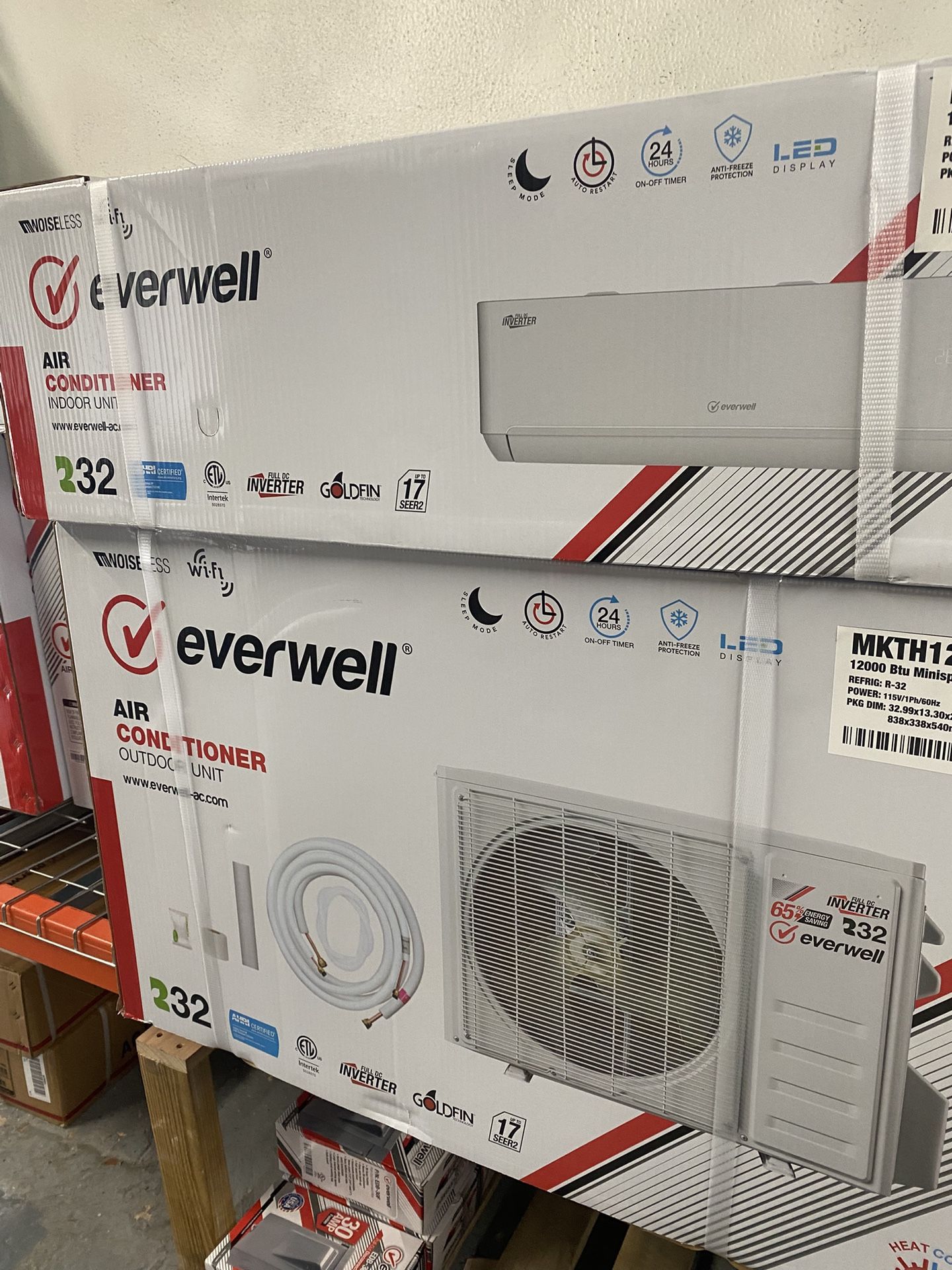 Mini Split 12000 Btu ( 1tonelada ) 110v / 220v