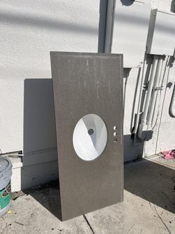 Quartz Vanity Top and Sink